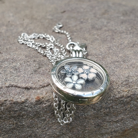 Pandora Floating Locket Necklace - Picture 2 of 14